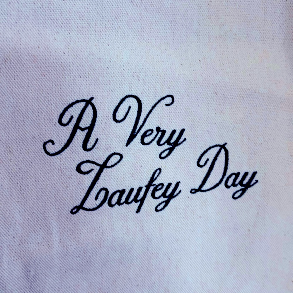 A Very Laufey Day Canvas Tote Bag - Cream - Picture 3 of 4